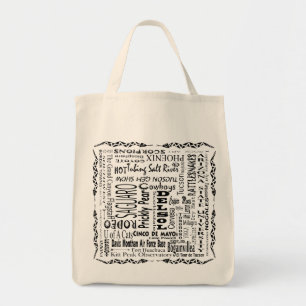 Arizona Buzz Words Tote Bag