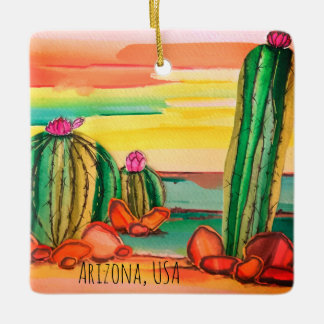 Arizona Cacti Ornament 