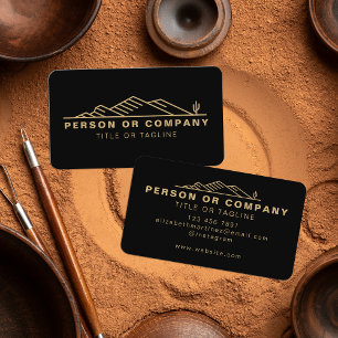 Arizona Cactus Landscaping Or Real Estate Modern Business Card