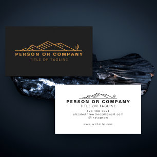 Arizona Cactus Landscaping Or Real Estate Modern Business Card