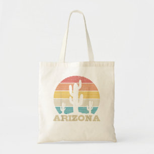 Arizona Cactus Vintage Retro Desert Souvenir Gift  Tote Bag