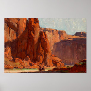 “Arizona Canyon” by Edgar Payne Poster