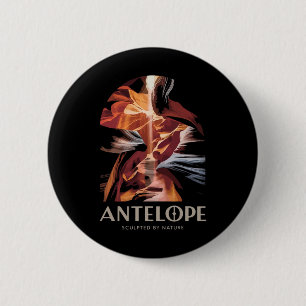 Arizona Canyon Hiking Antelope Canyon 6 Cm Round Badge