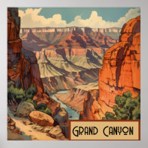 Arizona Canyon Retro Wall Decor