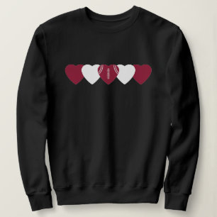 Arizona Cardinals Heart Football Dark Sweatshirt