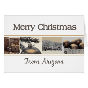 Arizona Christmas Card, state specific