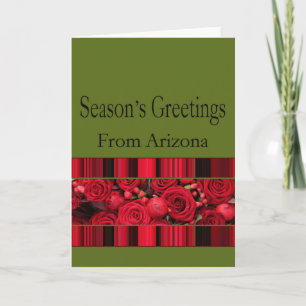 Arizona Christmas Card, state specific Holiday Card