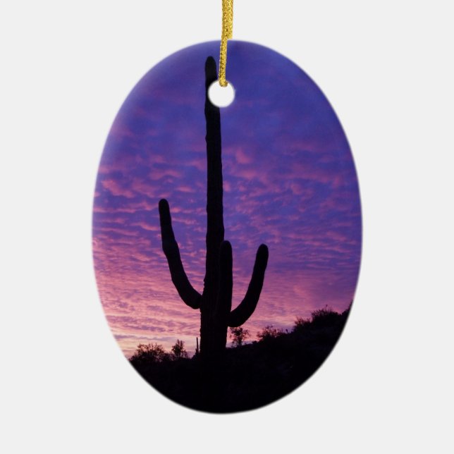 Arizona Christmas Ceramic Tree Decoration (Front)