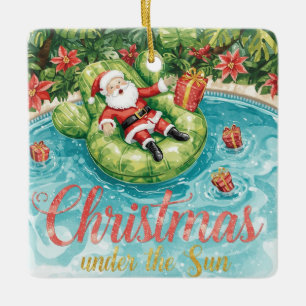 Arizona Christmas themed Ceramic Ornament