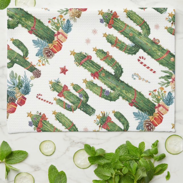Arizona Christmas themed  Tea Towel (Folded)