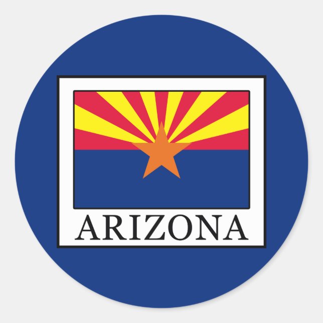 Arizona Classic Round Sticker (Front)