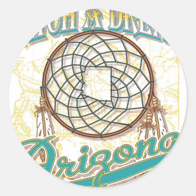 Arizona Classic Round Sticker (Front)