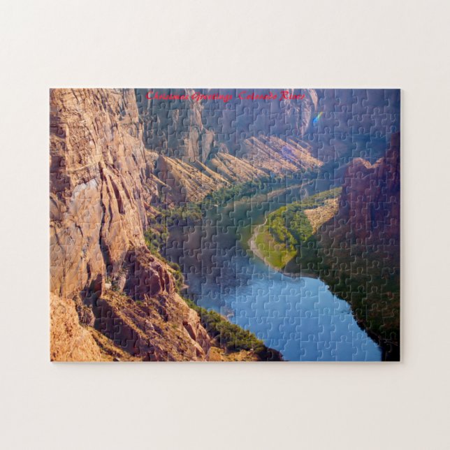Arizona Colorado River.Christmas Greetings Jigsaw Puzzle (Horizontal)