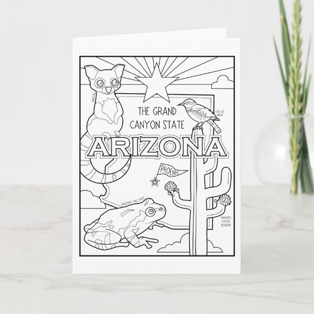 arizona colour me collage holiday card (Front)