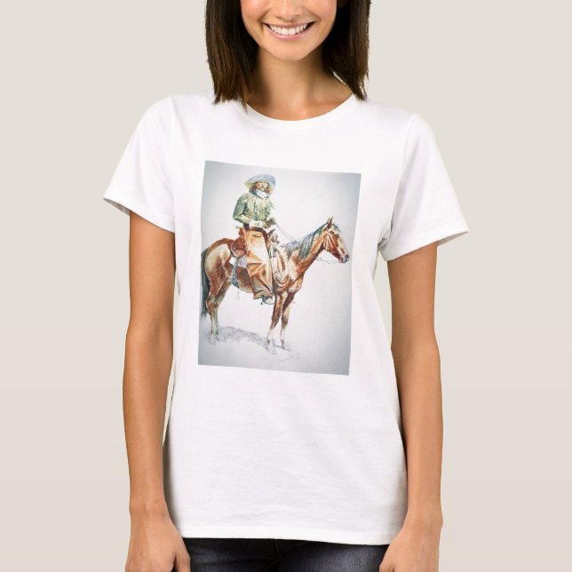 Arizona Cowboy, 1901 (crayon on paper) T-Shirt (Front)