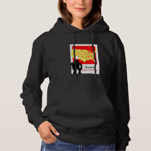 Arizona Cryptid Home Of The Mogollon Monster Hoodie