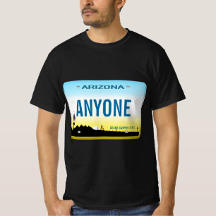Arizona Custom License Plate T-Shirt