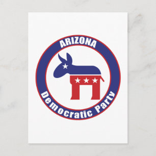 Arizona Democratic Party Invitation Postcard