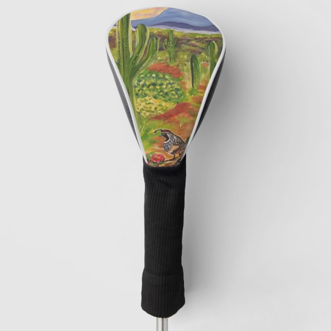 Arizona Desert Art Golf Head Cover (Front)