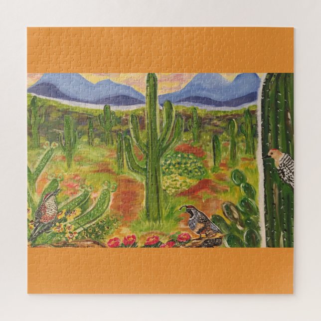 Arizona Desert Art Jigsaw Puzzle (Vertical)