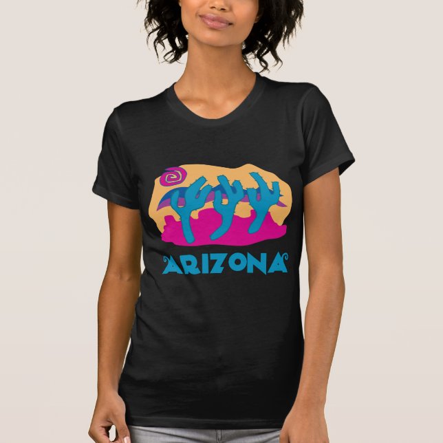 Arizona Desert Blue T-Shirt (Front)
