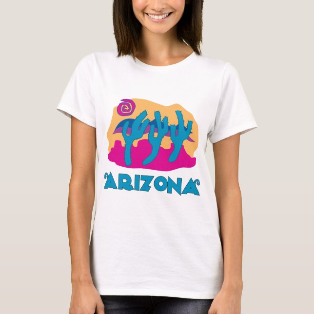Arizona Desert Blue T-Shirt (Front)