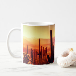 Arizona Desert cactus sunset Coffee Mug
