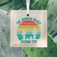 Arizona Desert Cactus Sunset Personalised