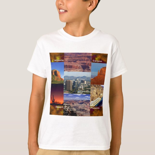 Arizona Desert Collage T-Shirt (Front)
