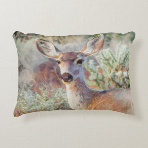 Arizona Desert Deer Decorative Cushion