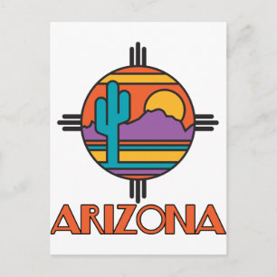 Arizona Desert Mandala Postcard