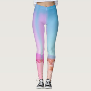 Arizona desert pastel colours landscape cool desig leggings