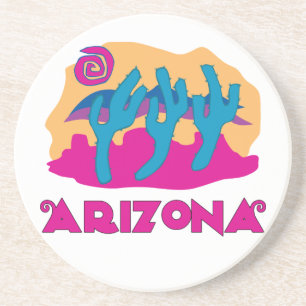 Arizona Desert Pink Coaster