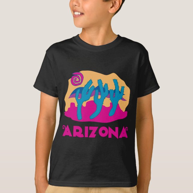 Arizona Desert Pink T-Shirt (Front)
