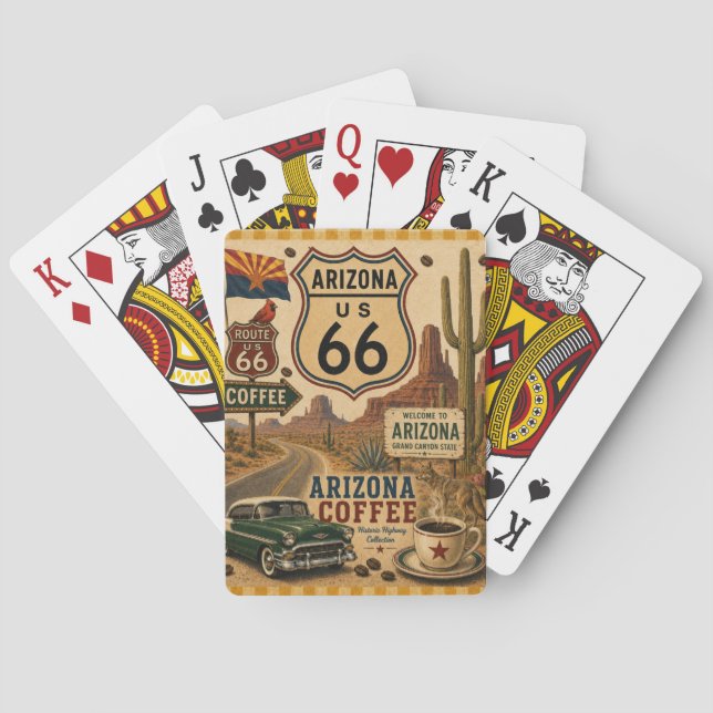 Arizona Desert Road Card Night (Back)