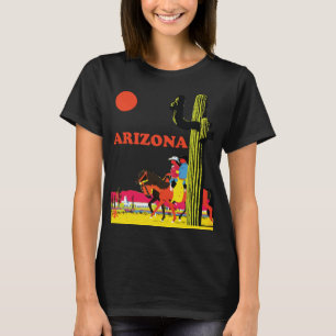 Arizona Desert Saguaro Sunset Travel T-Shirt