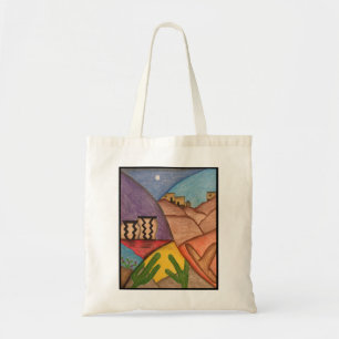 Arizona Desert Southwest Cactus Colourful Tote Bag