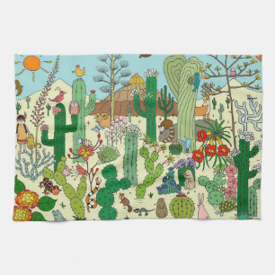 Arizona Desert Tea Towel