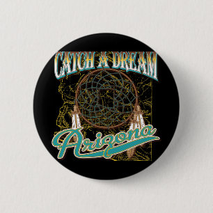 Arizona Dream Catcher 6 Cm Round Badge