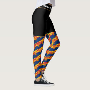 Arizona Flag & America States, USA fashion/sports Leggings