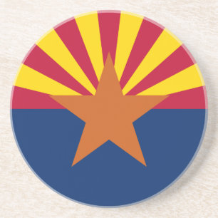 Arizona Flag, American The Copper State Coaster