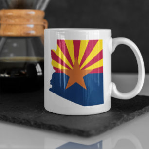 Arizona Flag Colours Coffee Mug
