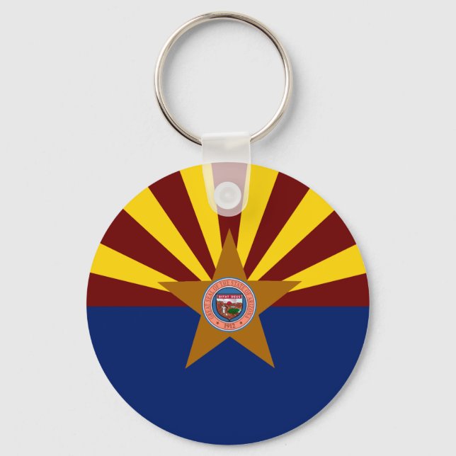 Arizona flag key ring (Front)