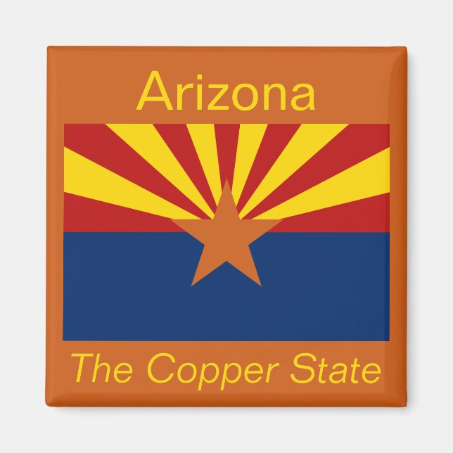 Arizona Flag Magnet (Front)