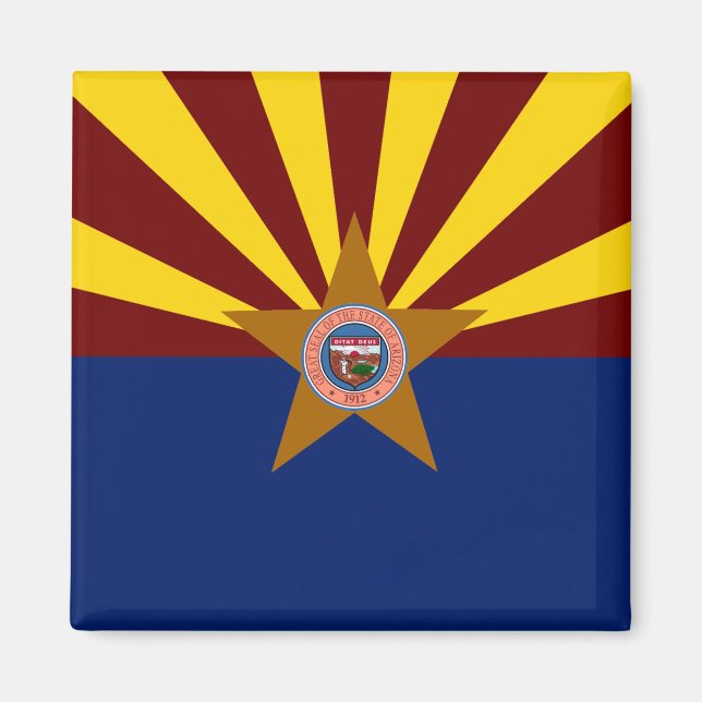 Arizona flag magnet (Front)