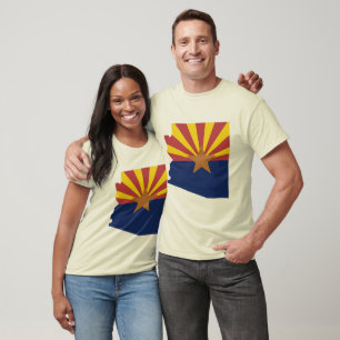 Arizona Flag Map T-Shirt