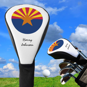 Arizona Flag & Monogrammed Golf Clubs Covers USA
