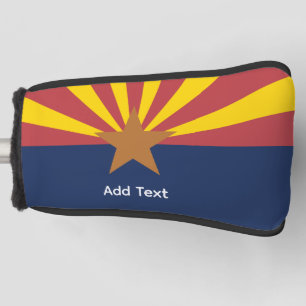 Arizona Flag Personalised Golf Putter Head Cover