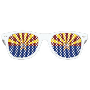Arizona flag retro sunglasses