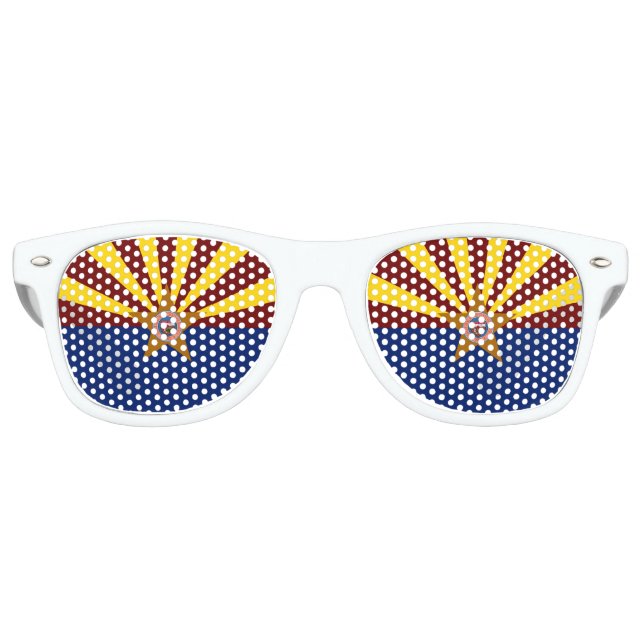 Arizona flag retro sunglasses (Front)